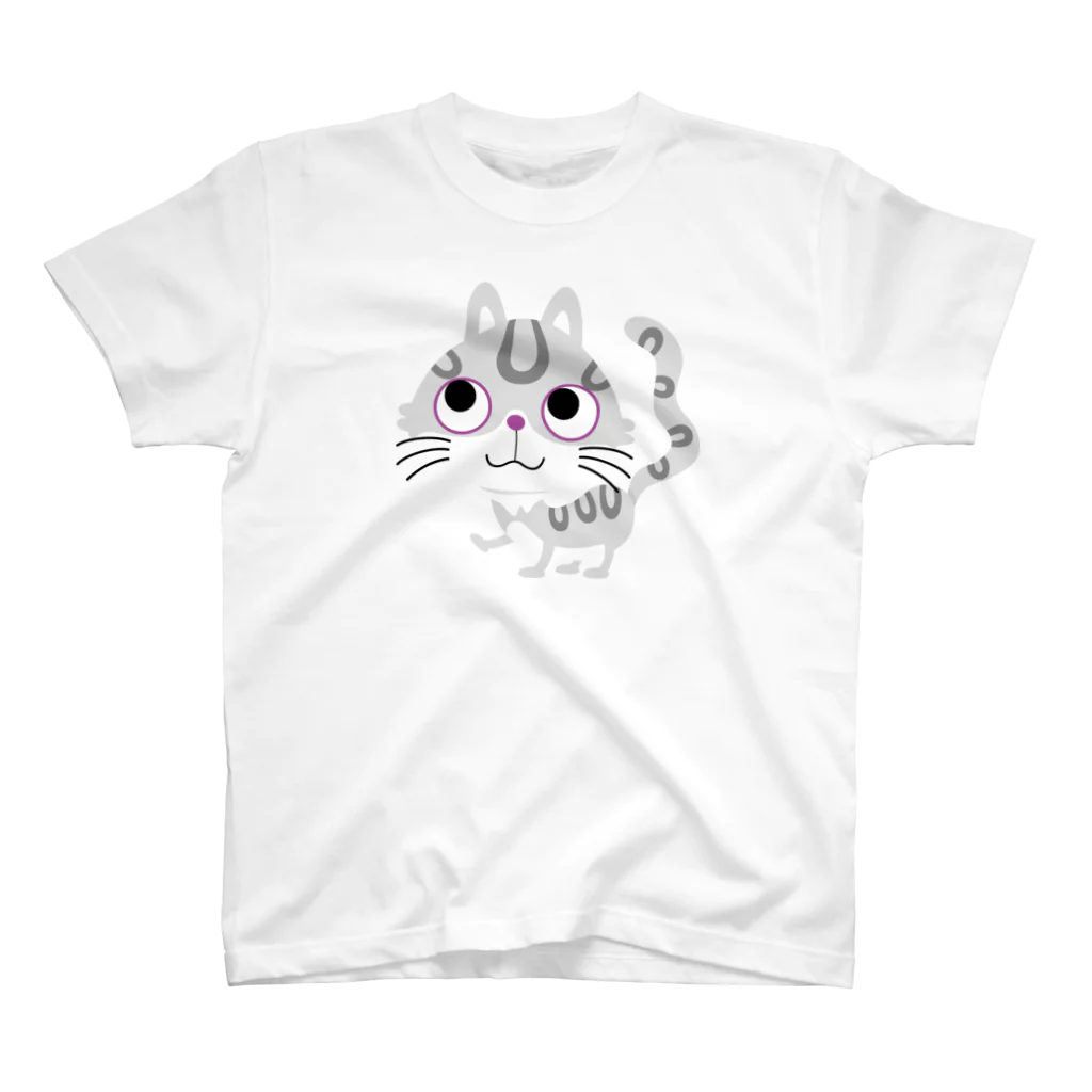 AtelierCOMETのにゃんにゃんねこ スタンダードTシャツ