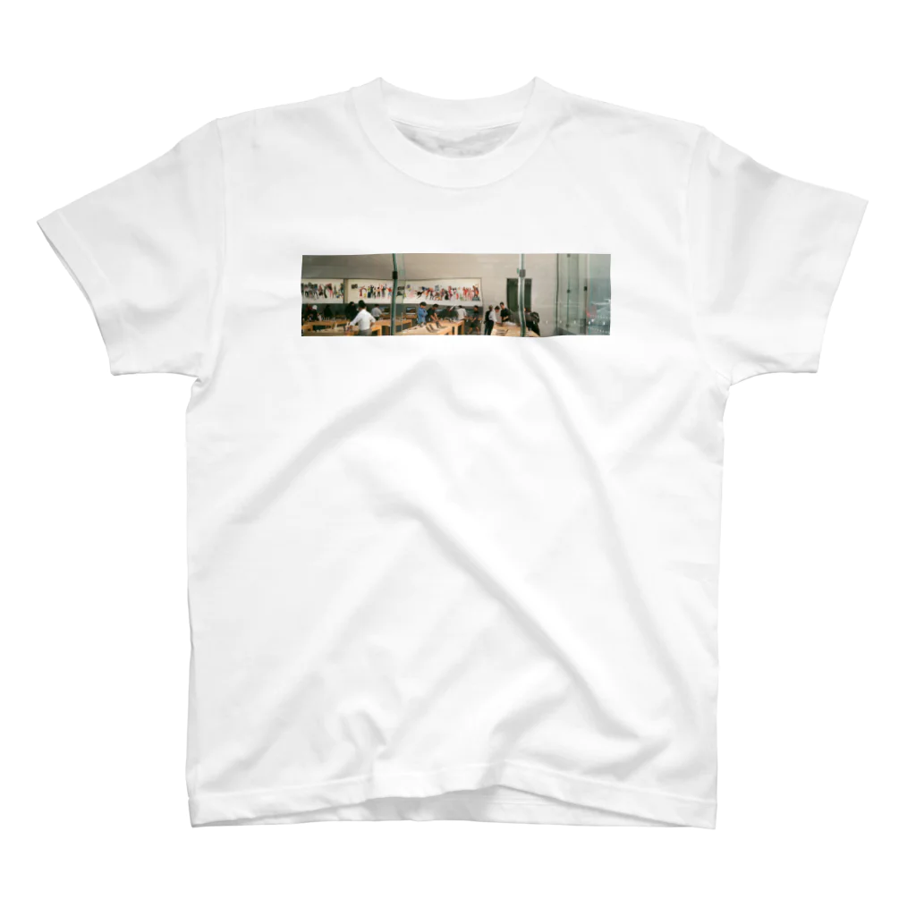 qqq shopのapple store Regular Fit T-Shirt