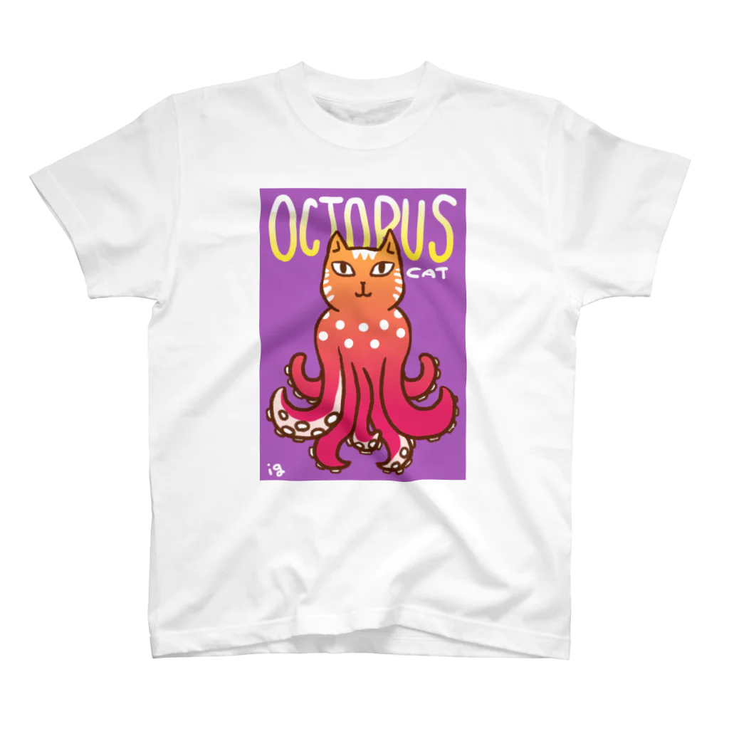 いぶりがっこのoctopus cat Regular Fit T-Shirt