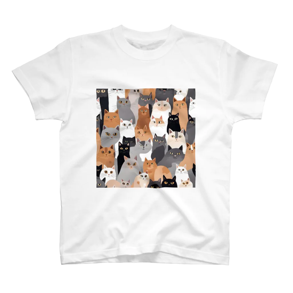 猫の集会の猫の集会 Regular Fit T-Shirt