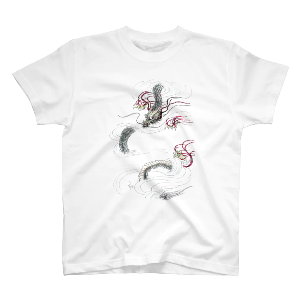 AnomaliA-Nachiの和風ドラゴン　Japanese Dragon スタンダードTシャツ