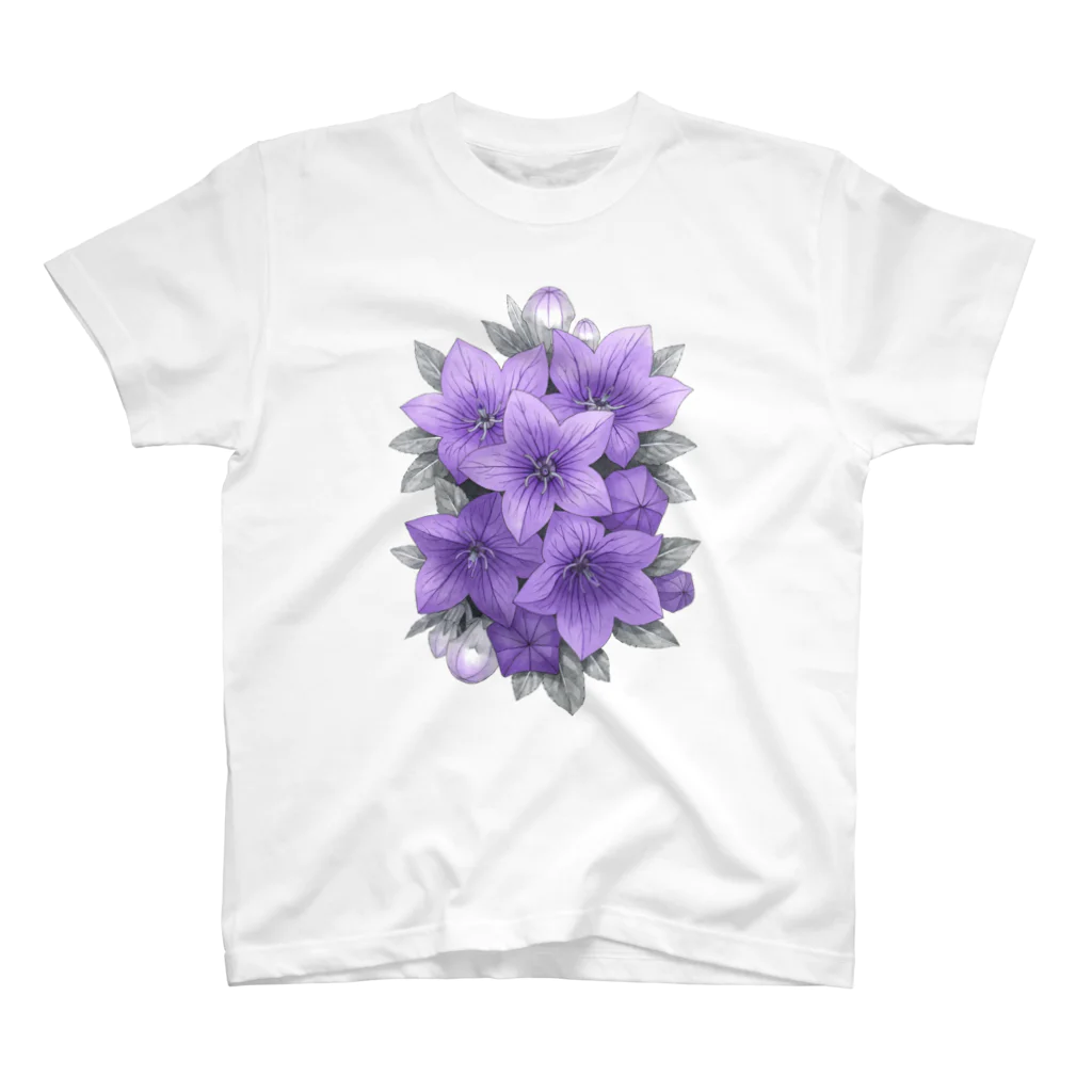 苗村さとみの桔梗 Regular Fit T-Shirt