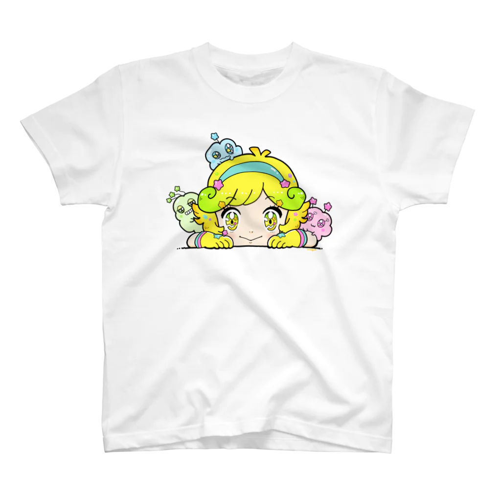  mogのキラキライエローちゃん スタンダードTシャツ