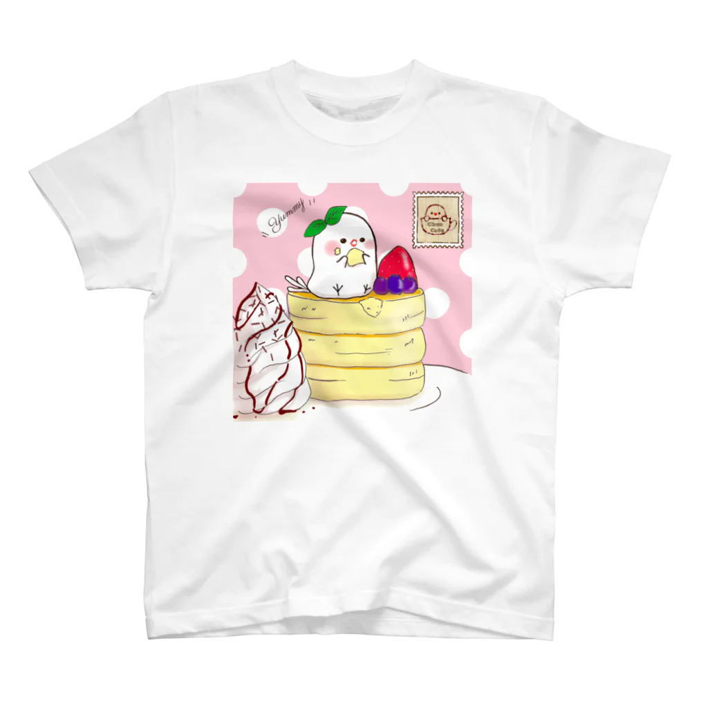 ちゅんすけ（ ●e● ）のちゅんカフェpk（Ｐ） Regular Fit T-Shirt