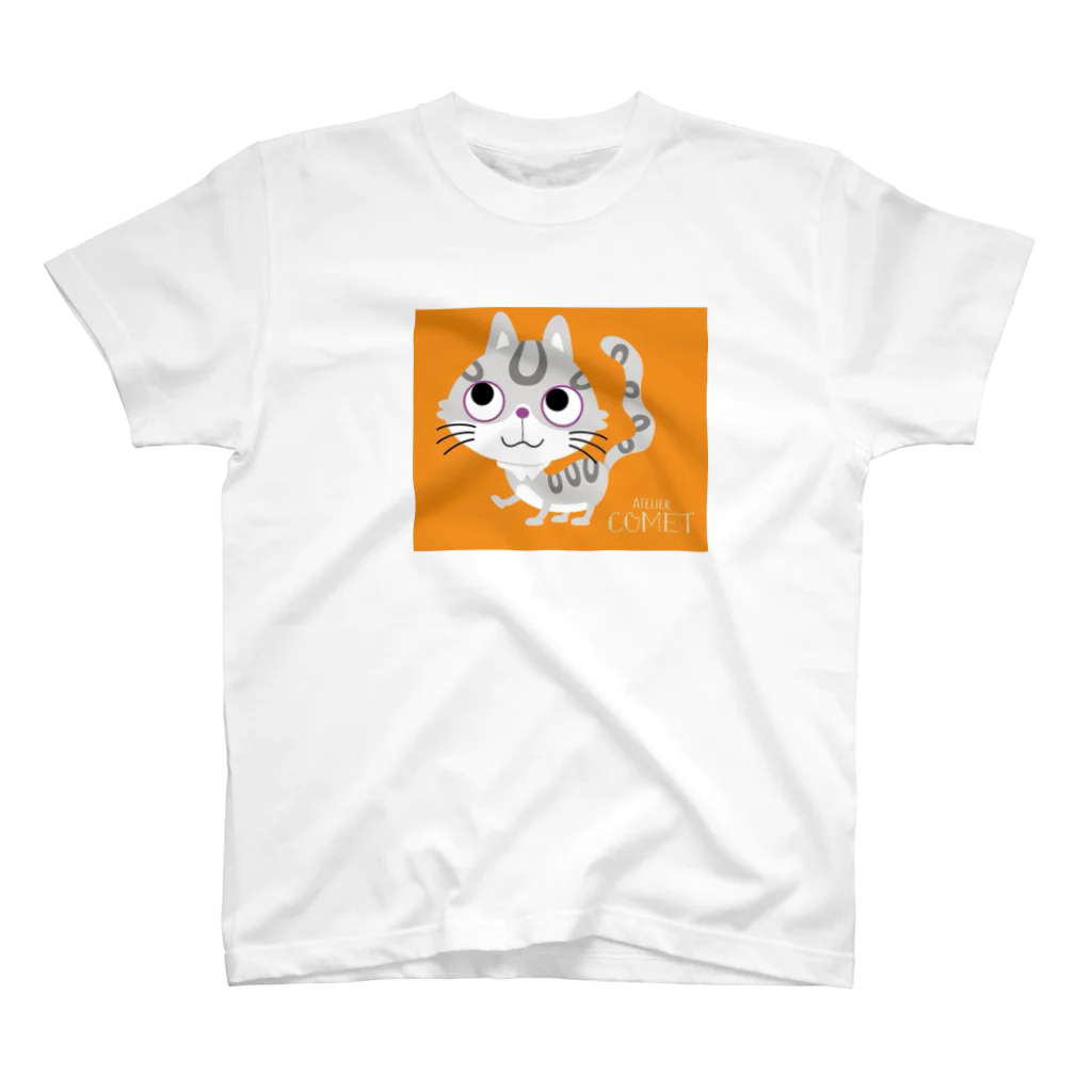 AtelierCOMETのにゃんにゃんこ スタンダードTシャツ