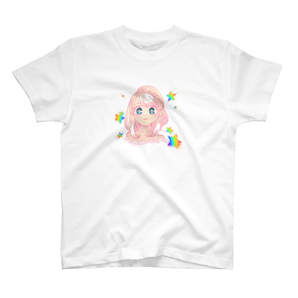 triumphのピンクなレインボーな子 スタンダードTシャツ