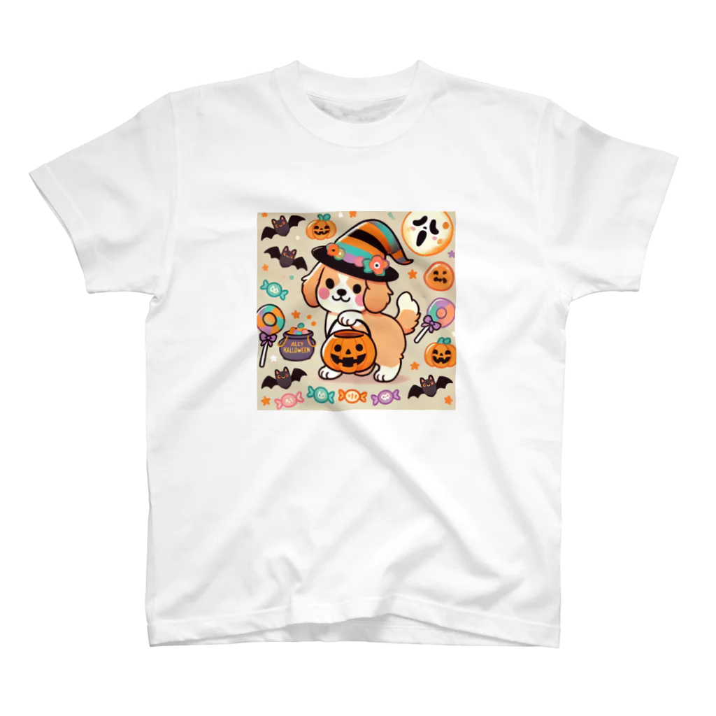 あとりえmignonのハロウィンドッグ Regular Fit T-Shirt