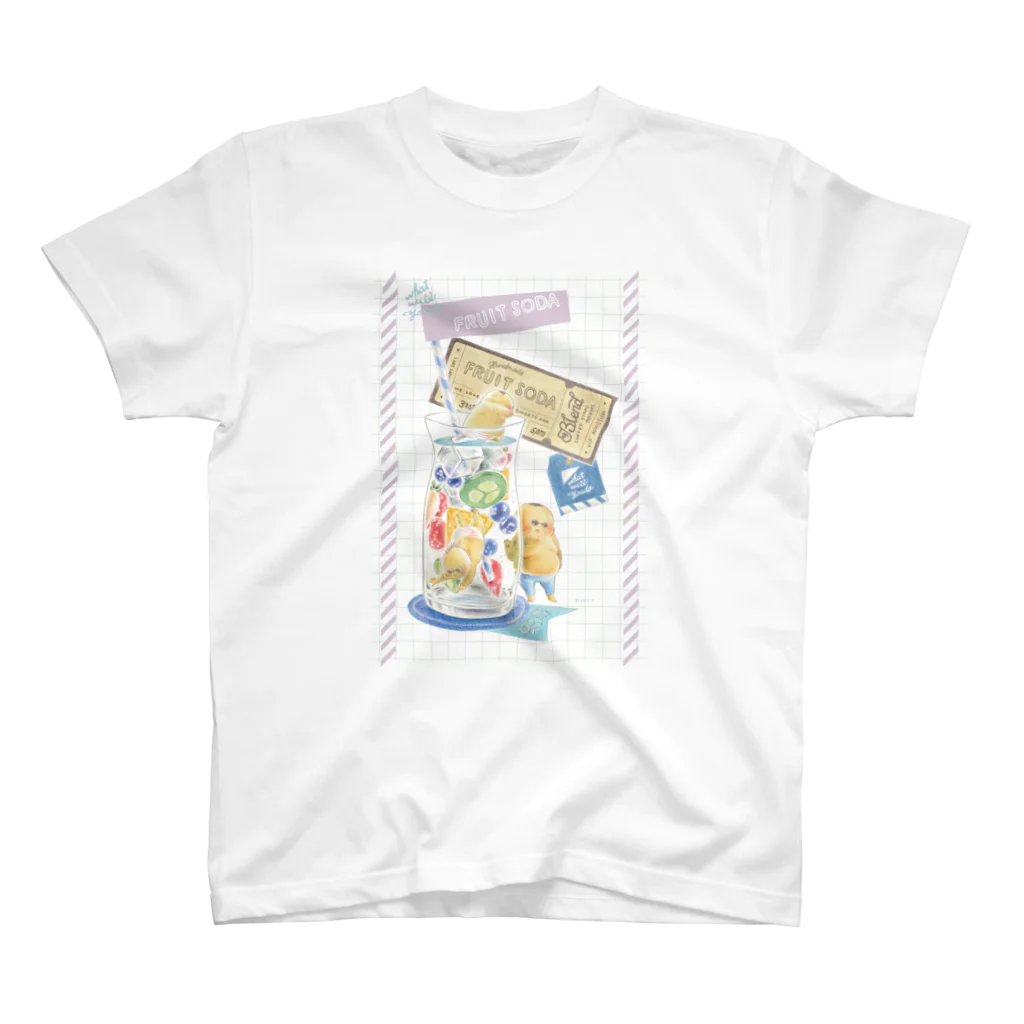 モゲルヤ！のフルーツサイダー a Fruit Soda スタンダードTシャツ