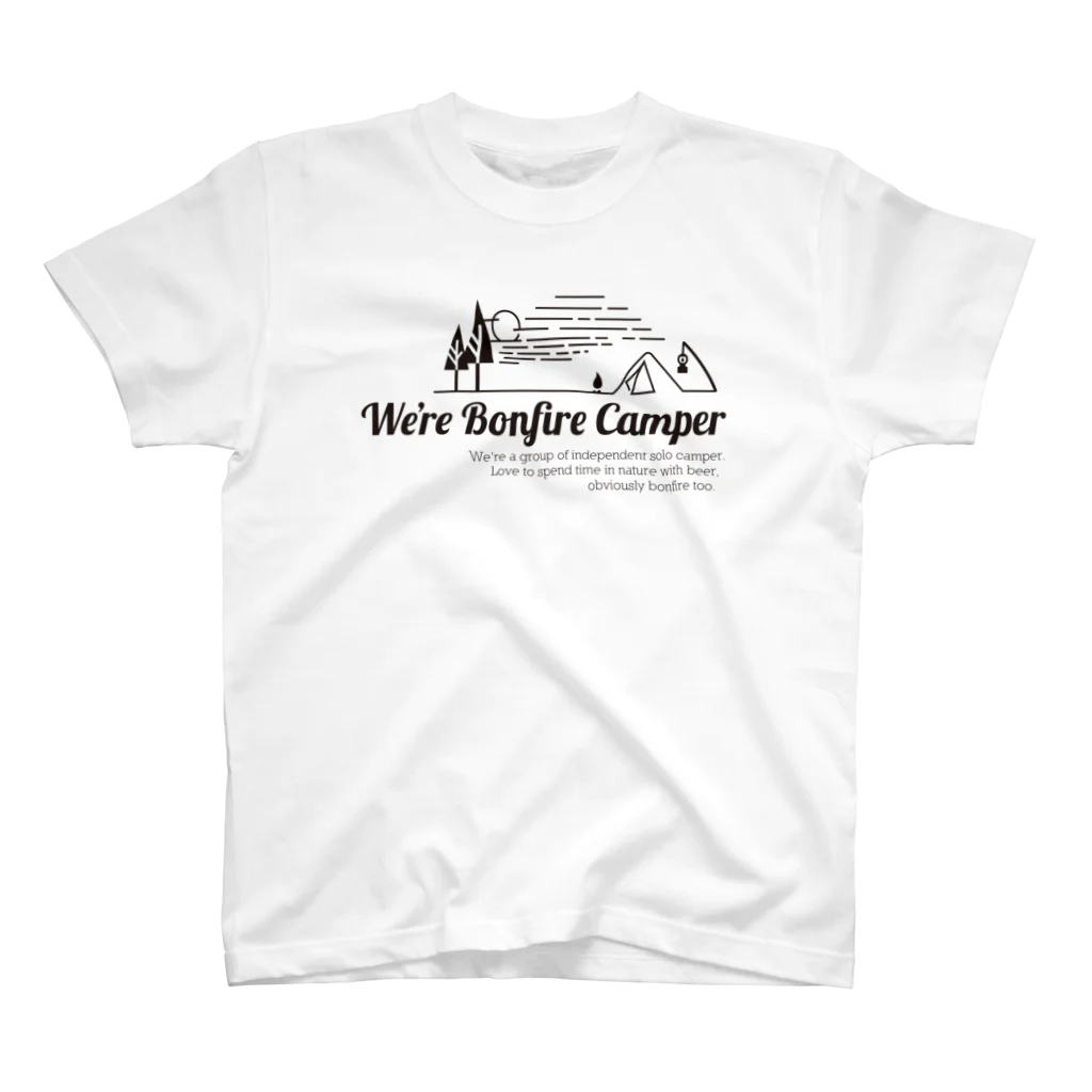 awのWe're Bonfire Camper 2019 スタンダードTシャツ