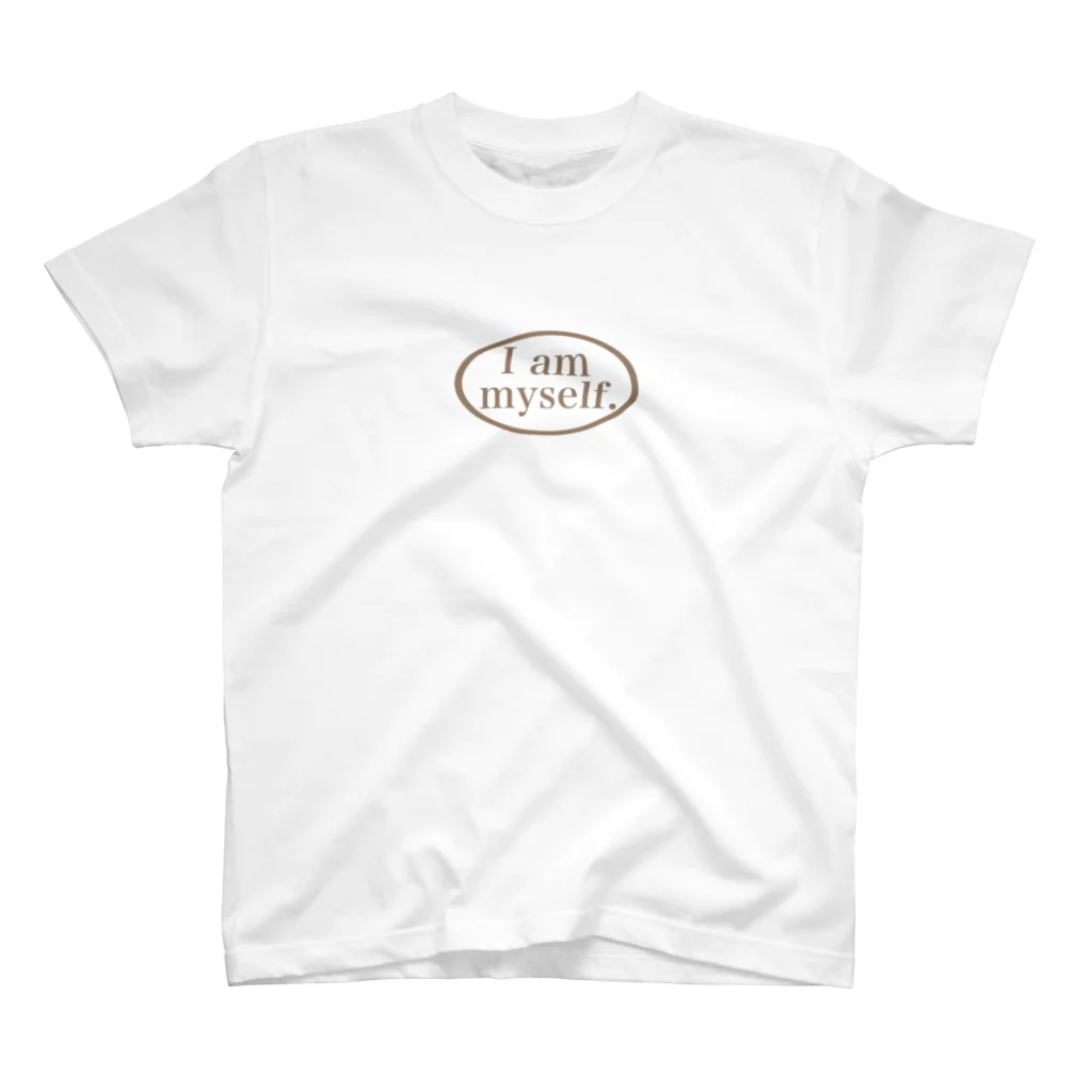 I am myself.のI am myself. Regular Fit T-Shirt