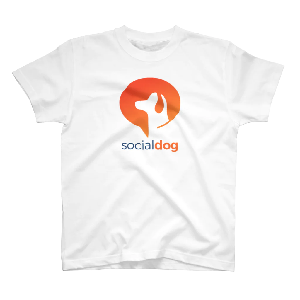 SocialDog ShopのSocialDog グラーデーションロゴ スタンダードTシャツ