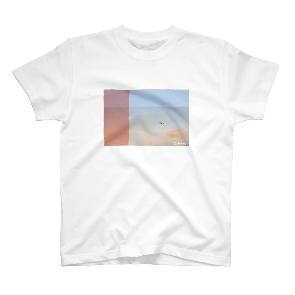 snippetsの青空→夕陽 スタンダードTシャツ