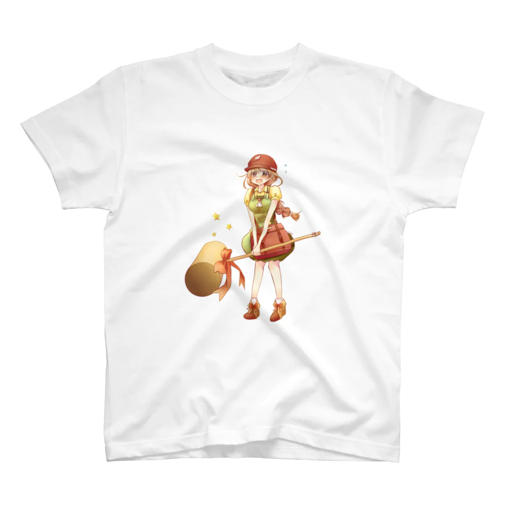 あゆくま✩のおどおど可愛い女の子 Regular Fit T-Shirt