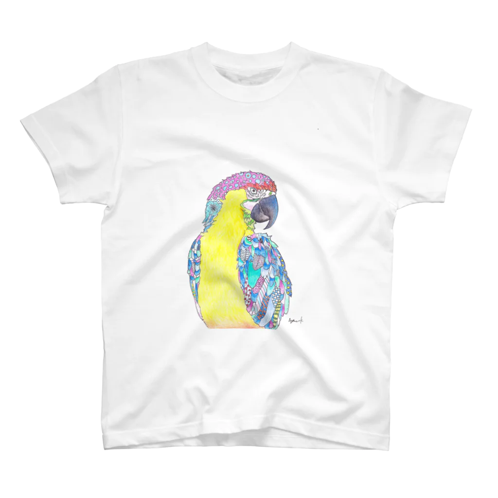 ayanekkoのanimals2 ~paRRot~ スタンダードTシャツ