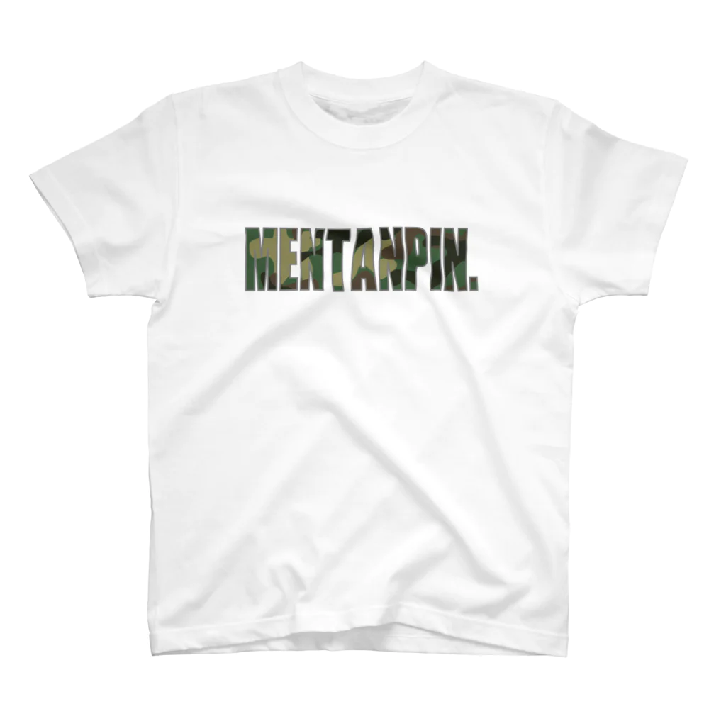 だてまき麻雀商店のMENTANPIN（迷彩） Regular Fit T-Shirt