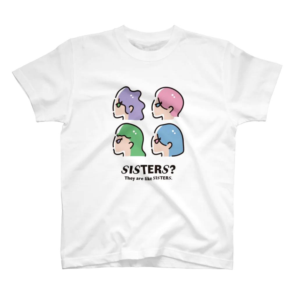 月とばななのSISTERS? Regular Fit T-Shirt