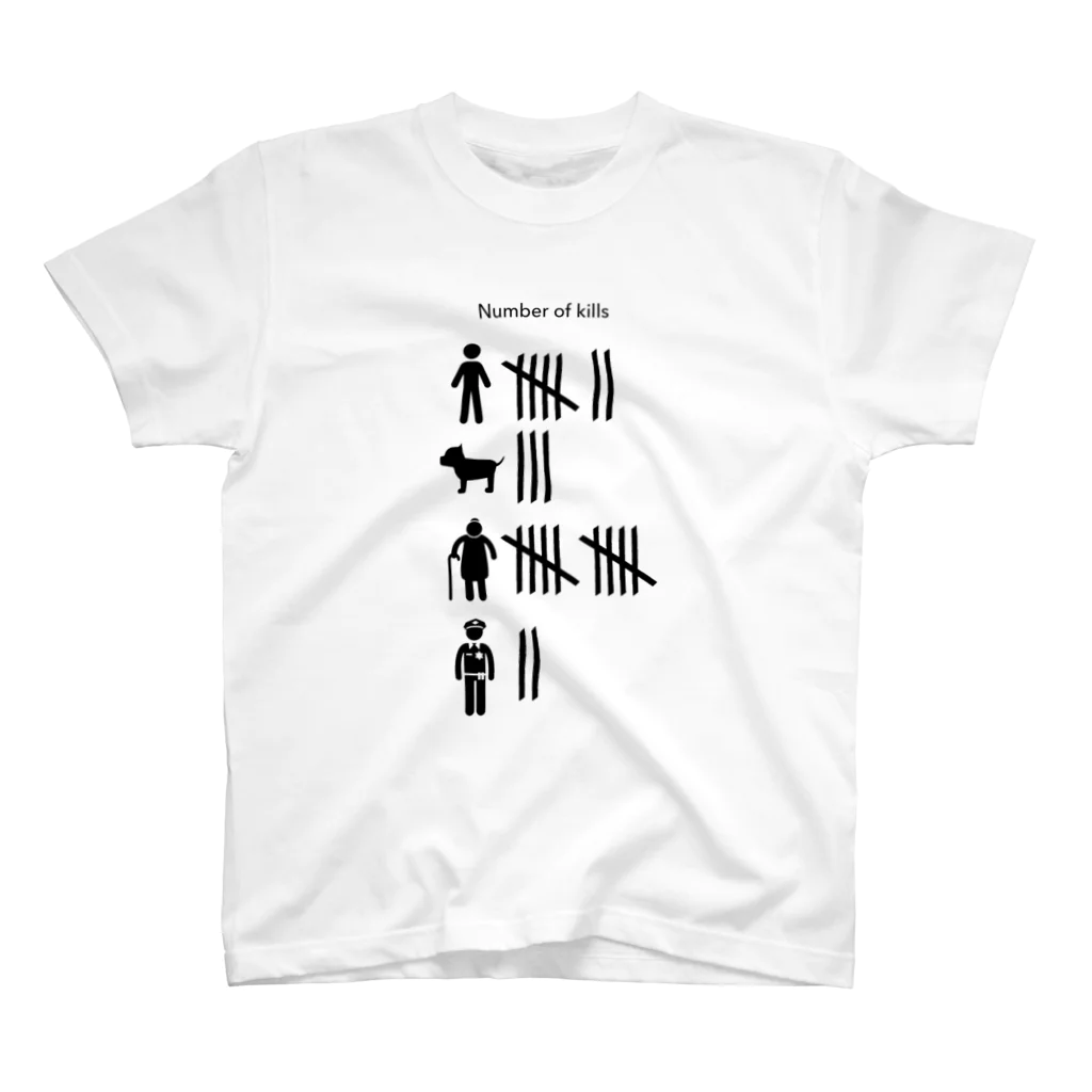 HiromuのKill数 スタンダードTシャツ