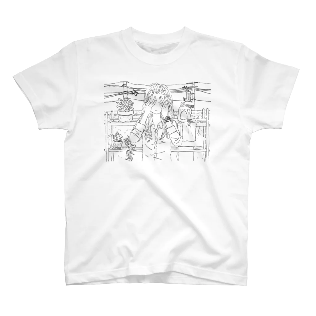 泉まくらの泉まくら 手書き  スタンダードTシャツ