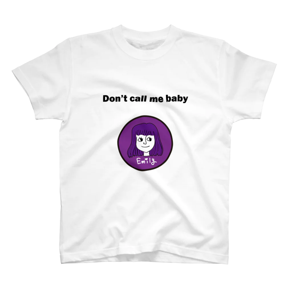 エミリーひとり雑貨部のDon't call me baby Regular Fit T-Shirt