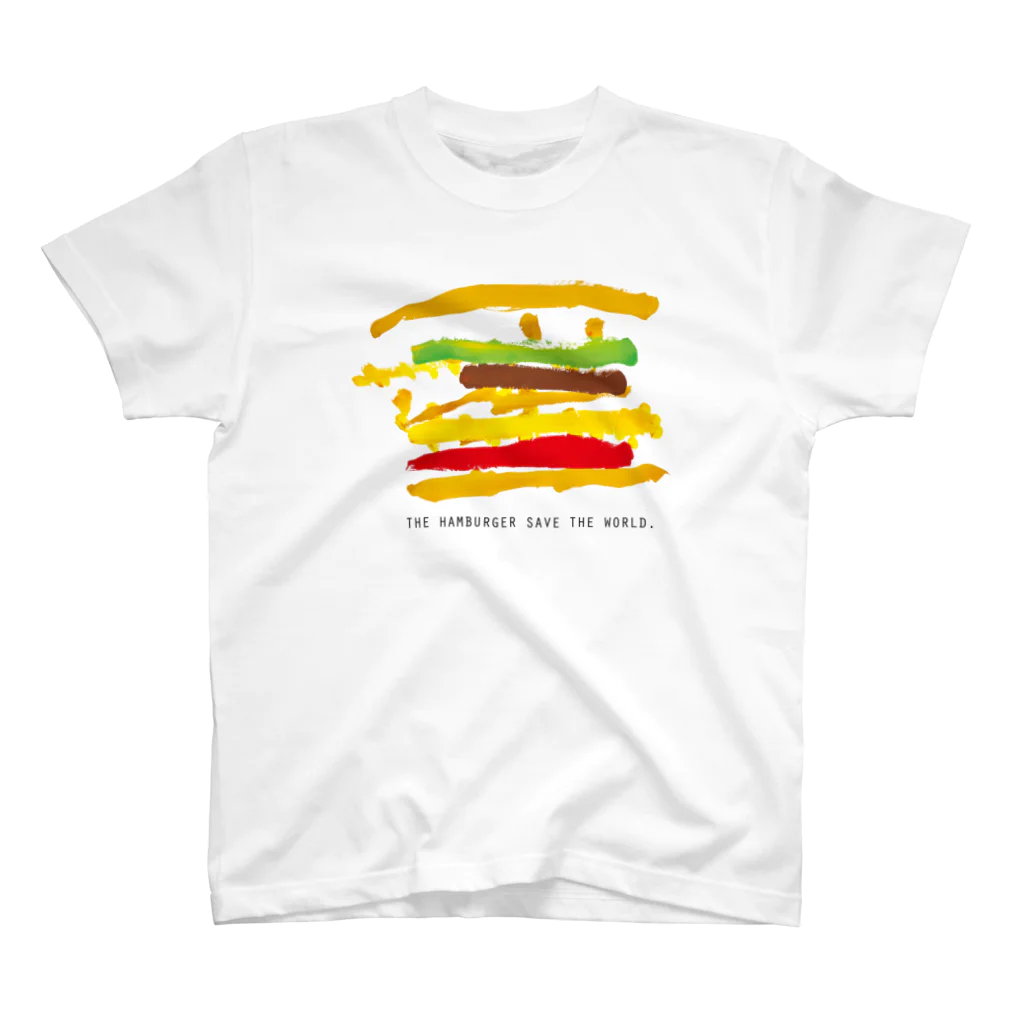 DUCKDESIGNのTHE HUMBERGER SAVE THE WORLD スタンダードTシャツ