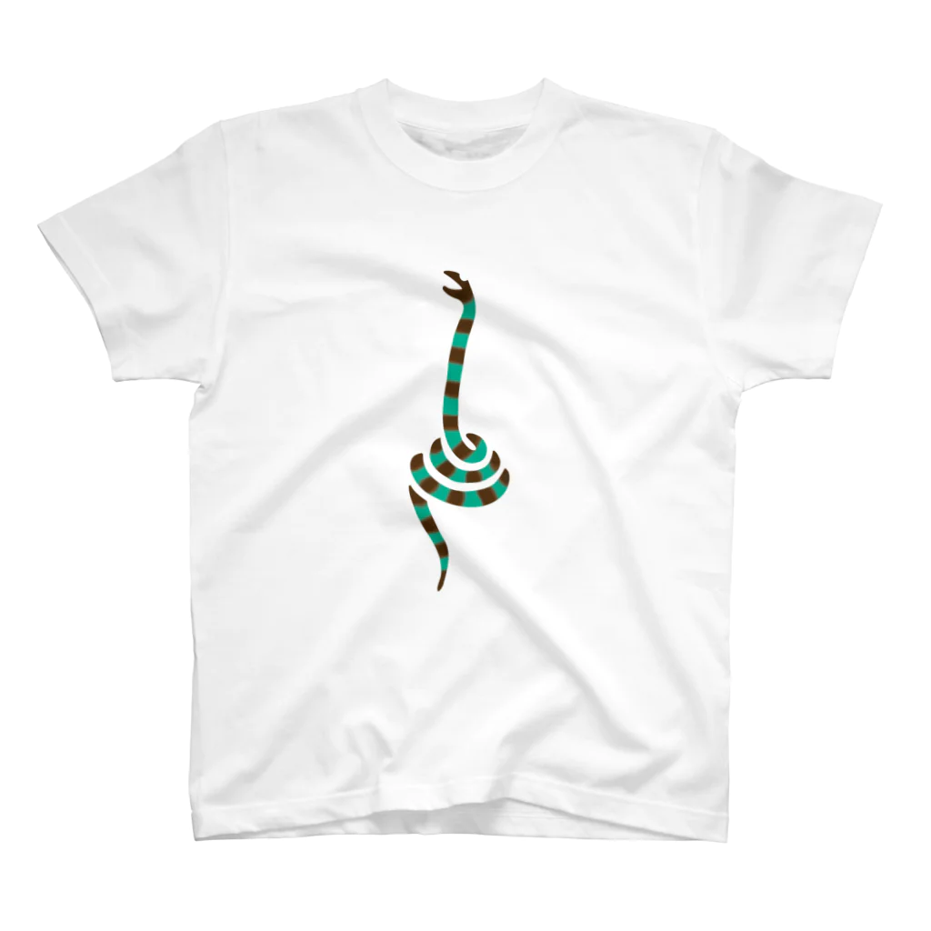 ツバメ堂のしましまのヘビ Regular Fit T-Shirt