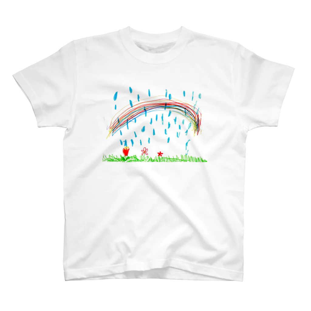soma05の雨と虹 スタンダードTシャツ