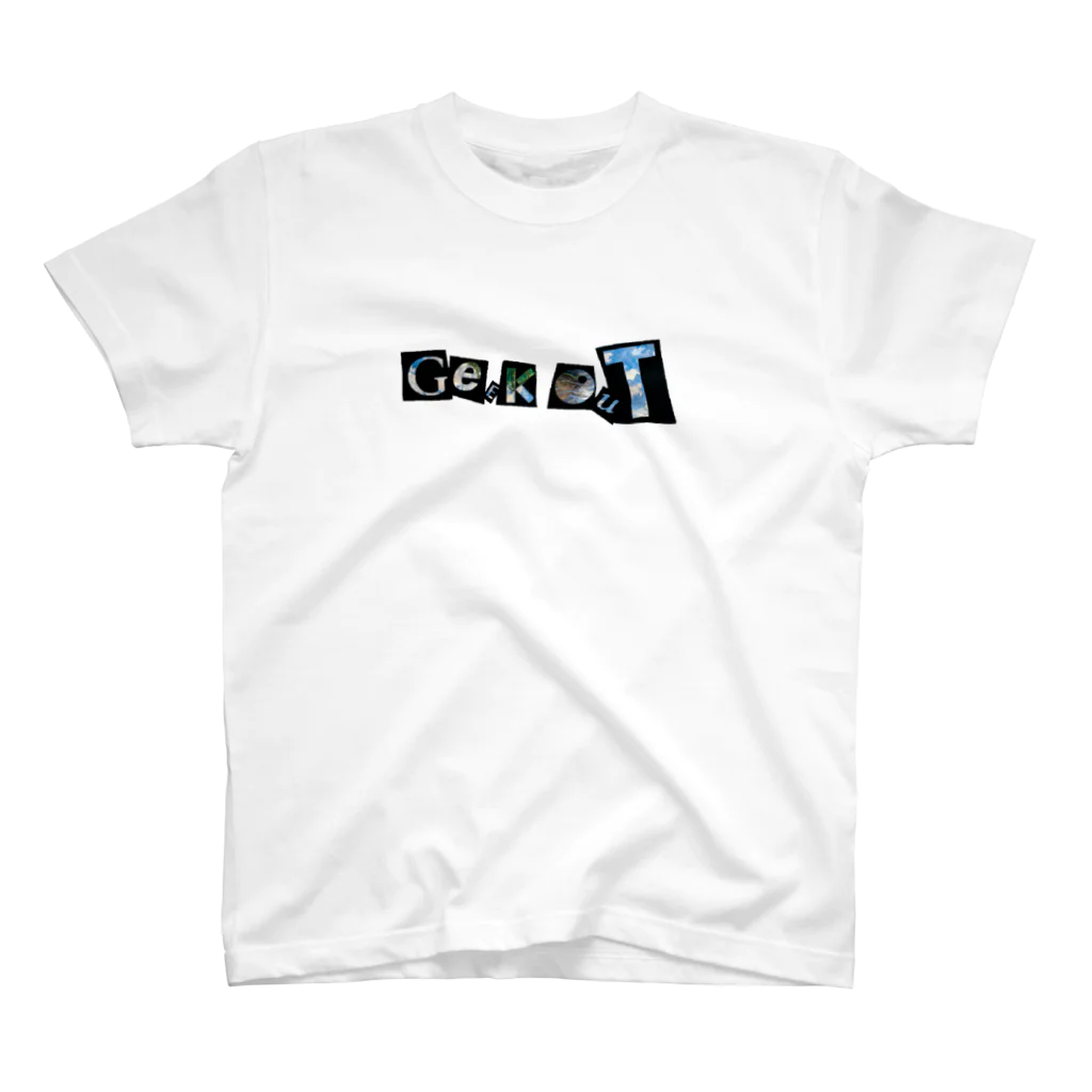 GeekOut TrialのScrap logo 「Woman with a parasol」 Tee Regular Fit T-Shirt