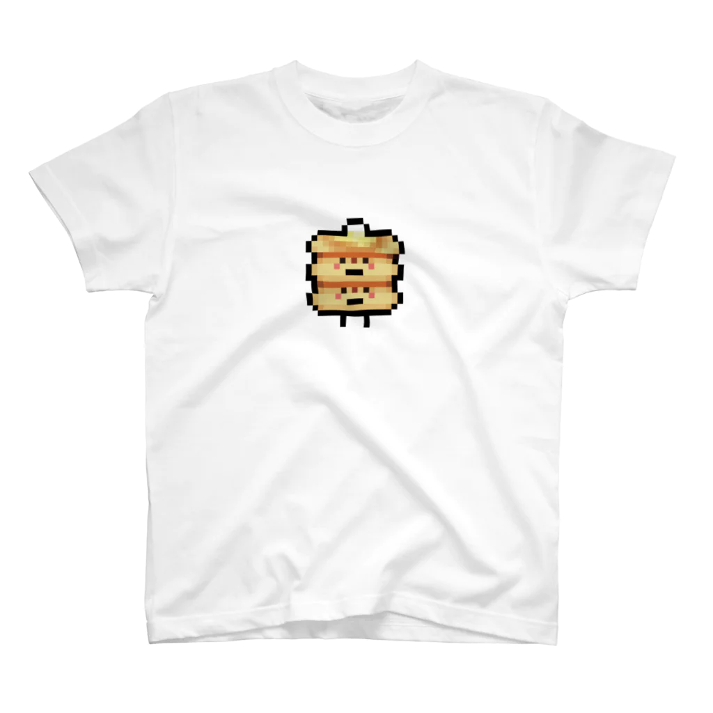 GRADUCAのPixelArt PAN ダブルパンケーキさん スタンダードTシャツ