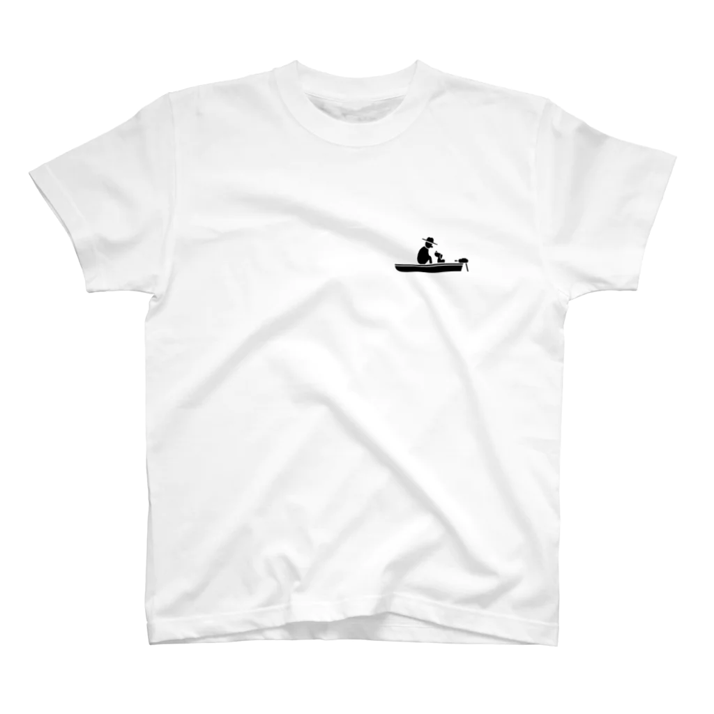 ワカボンドの【両面】のんびりと釣りを楽しむ Regular Fit T-Shirt