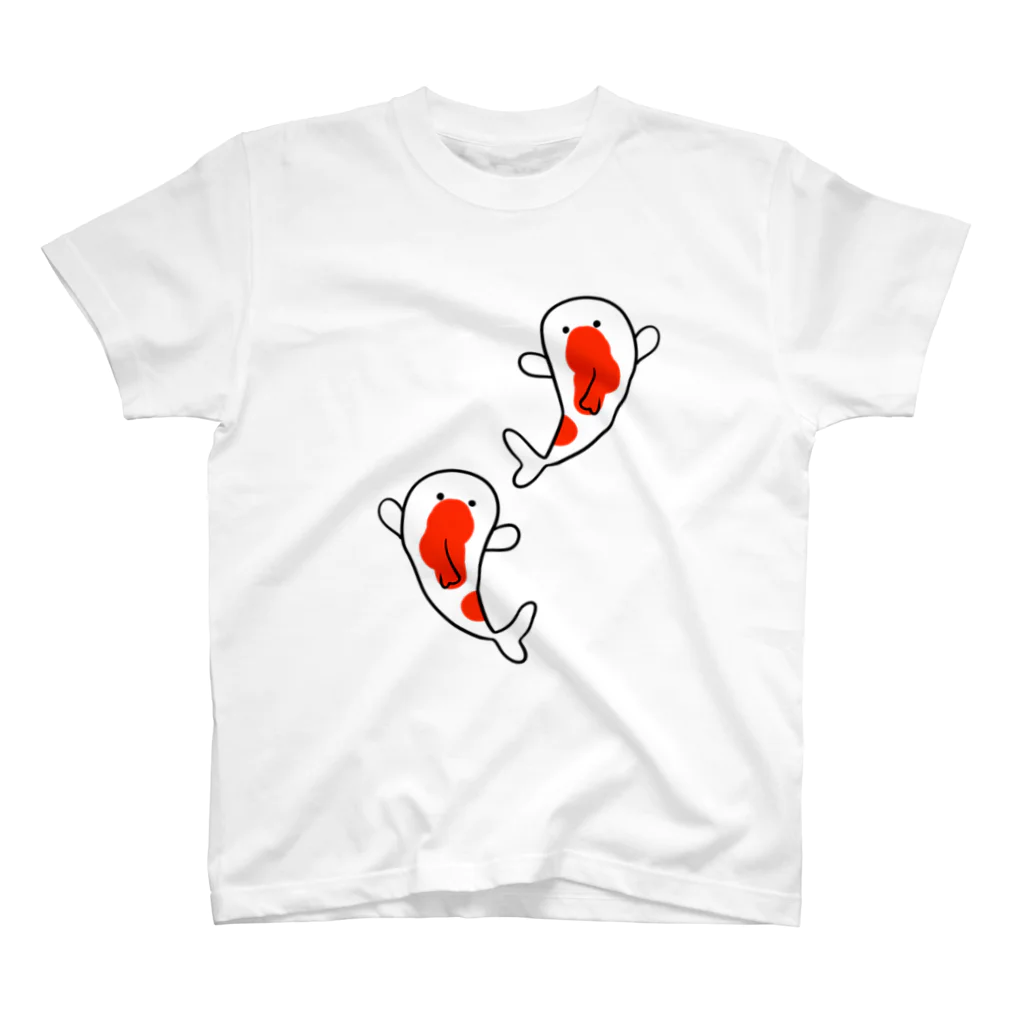 ほんわか工場の錦鯉ちゃん Regular Fit T-Shirt