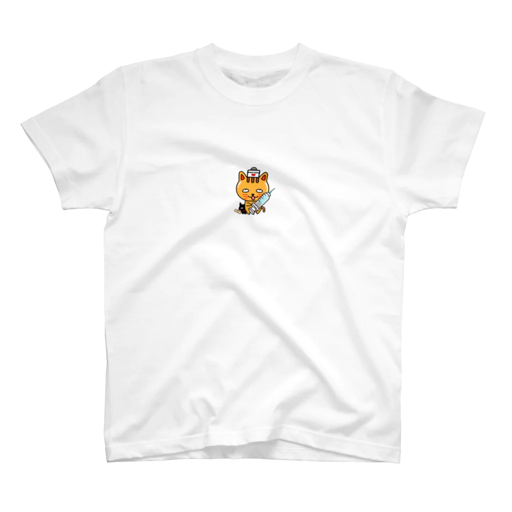 アトリエ カリストのテカリ猫・ヤブ医者バージョン Regular Fit T-Shirt