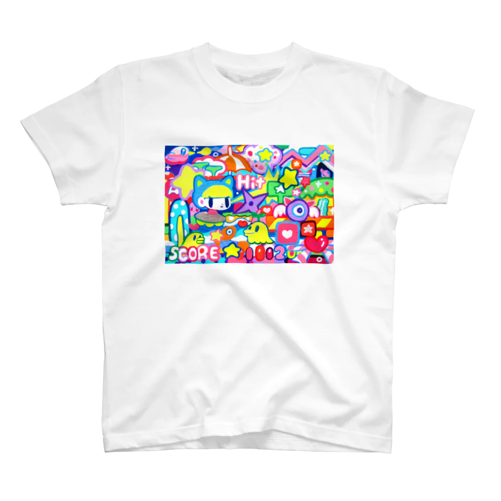 ぷこりしょっぷのピコピコHit Regular Fit T-Shirt