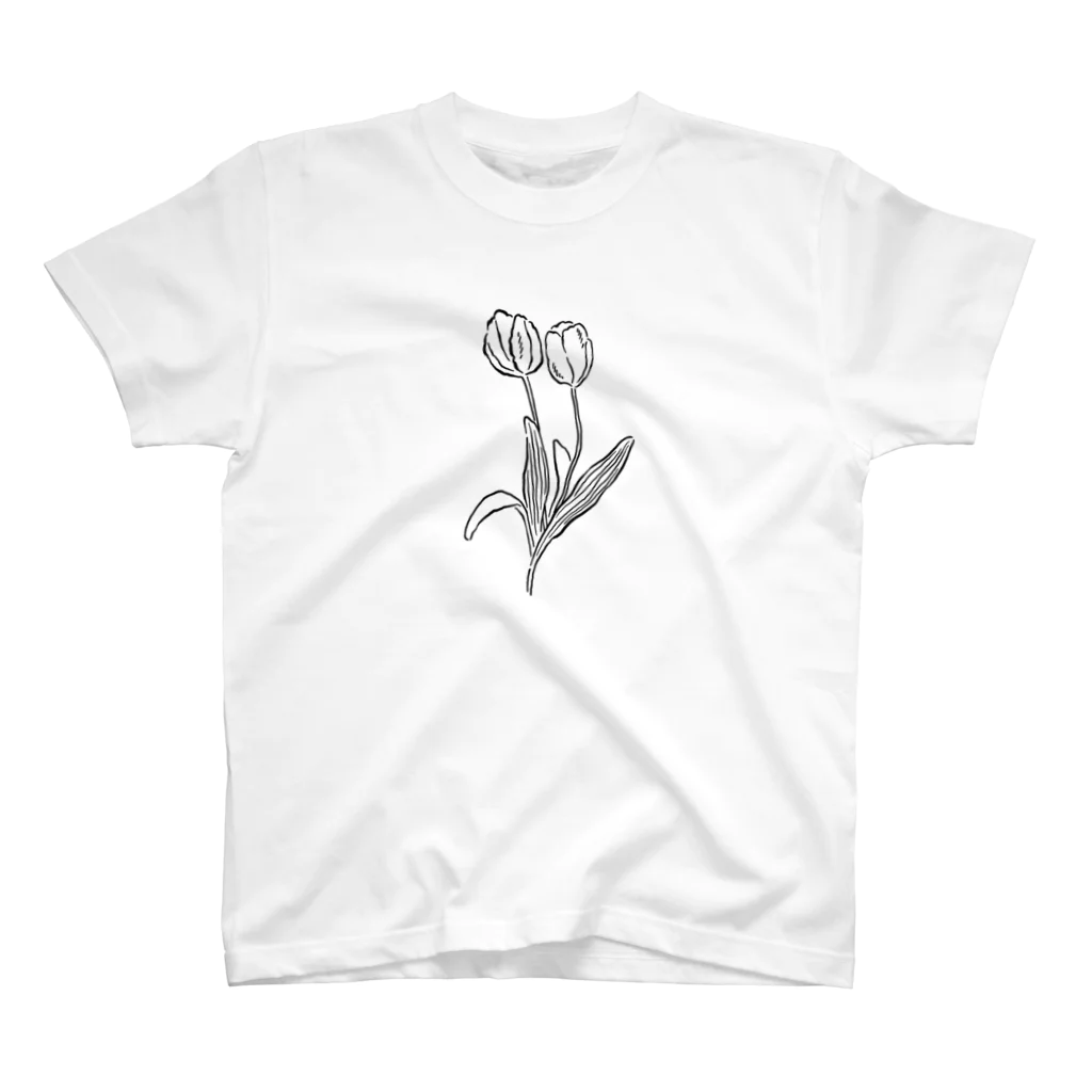 e_g_rのtulip スタンダードTシャツ