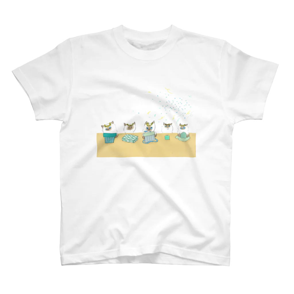 ももろ の５つ子誕生日 スタンダードTシャツ