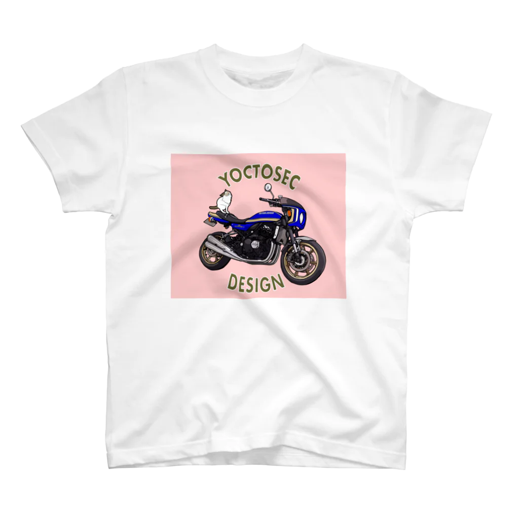 Yoctosec.DesignのDoremi 900RS Blue Cat スタンダードTシャツ