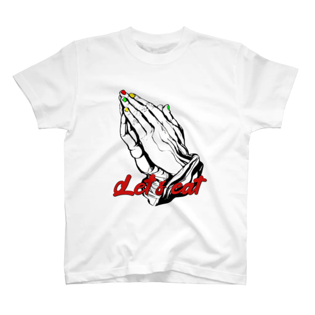 豆ナッツJAPAN。の豆レゲェTシャツ～Let's eat ～ Regular Fit T-Shirt
