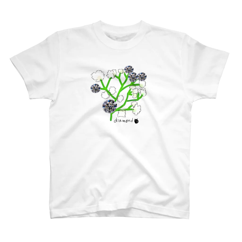 HIKARIBANAの【４月誕生月】幸せの花と石 Regular Fit T-Shirt