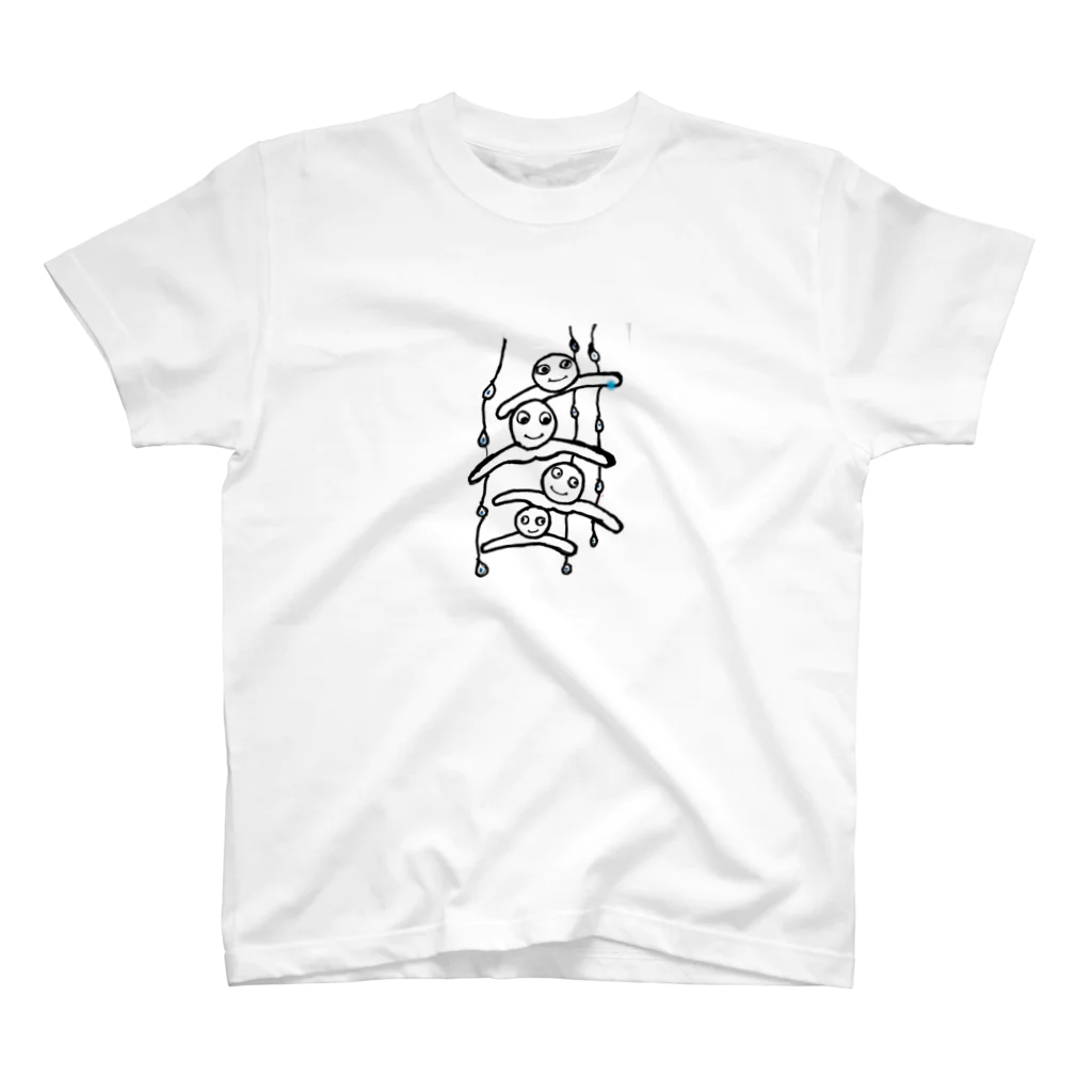 poronporon-死ぬまで人生を楽しむのつぶつぶくんやってきた スタンダードTシャツ