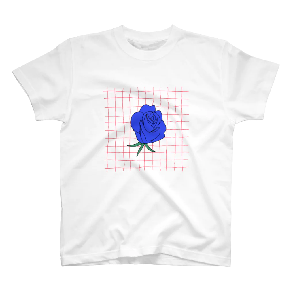 mizukiの薔薇(青) Regular Fit T-Shirt