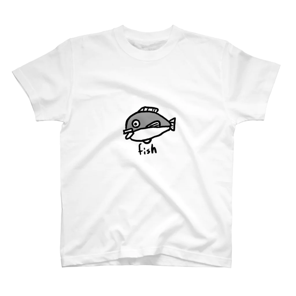 umamataのお魚fish スタンダードTシャツ