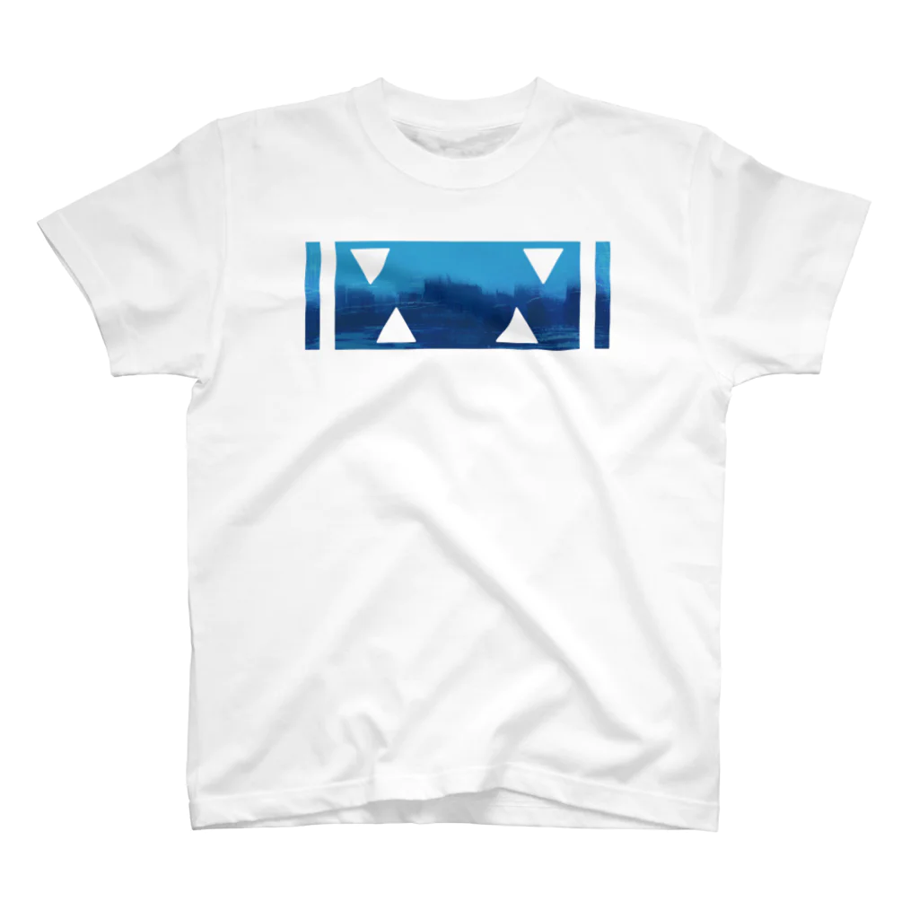 トラド悶々◯虎ケモVtuberの悶々文様-湖畔- Regular Fit T-Shirt