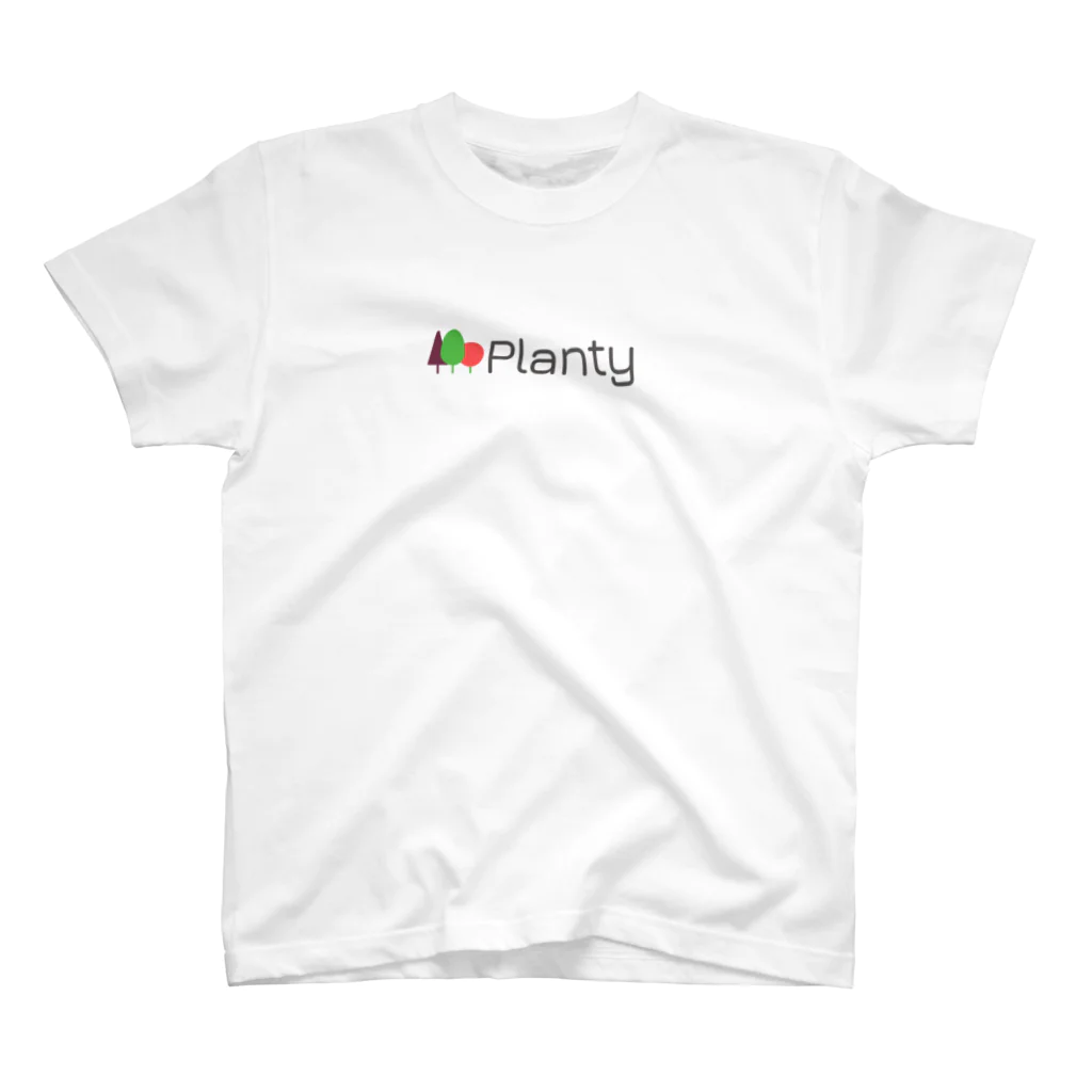 PlantyのPlanty グッズ - 世界を向上させる大麻メディア ”プランティ”のロゴTシャツ スタンダードTシャツ