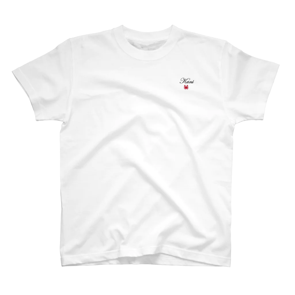 Asomotherfuckerのkani_white Regular Fit T-Shirt