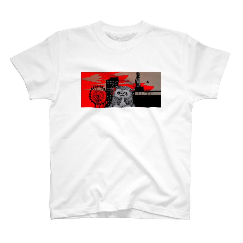 トビマル 零治の狸くん Regular Fit T-Shirt