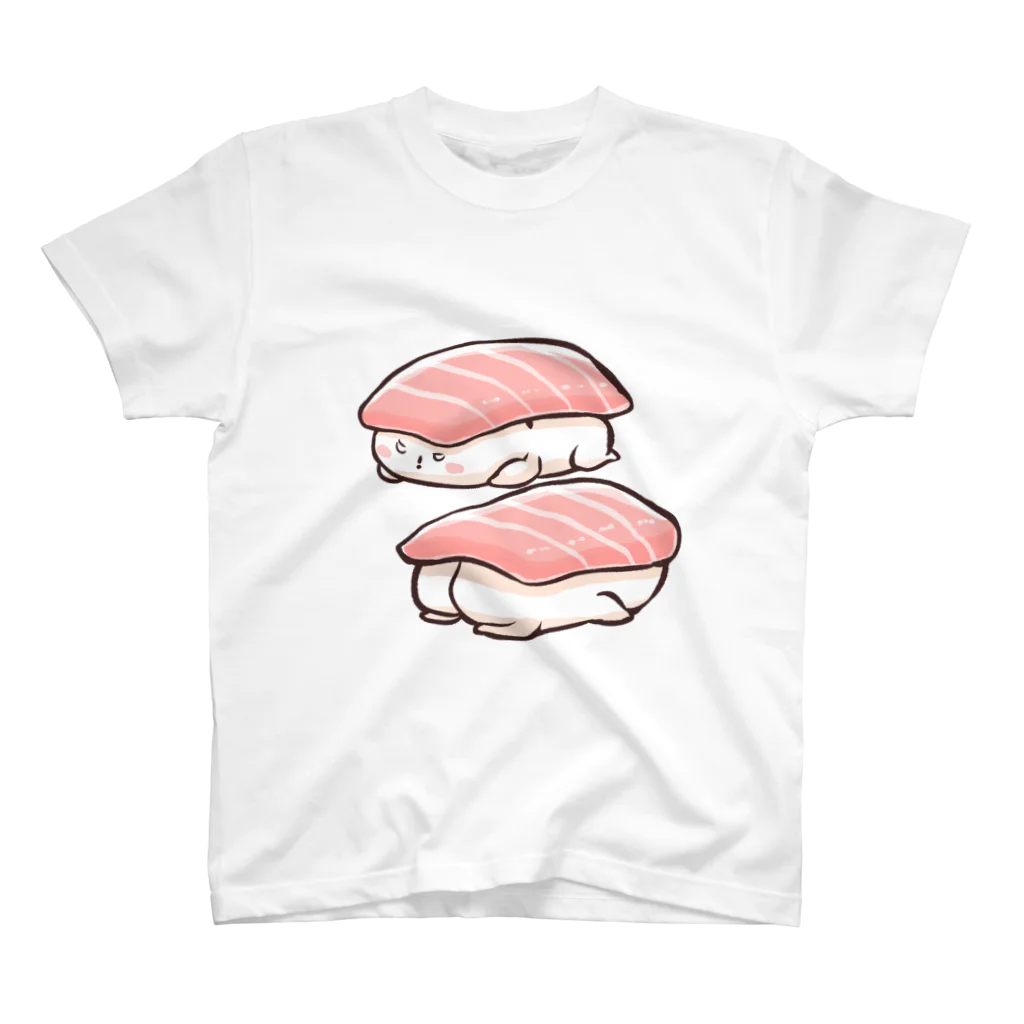 めめと屋のsushi marshmallow Regular Fit T-Shirt