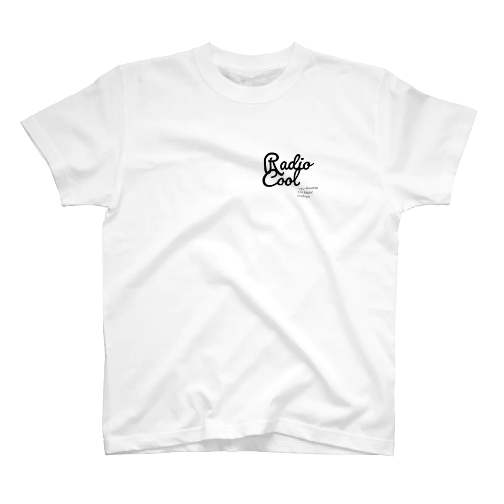 RADIOCOOLのラジオクールオリジナルTシャツ　両面プリントロゴ入り Regular Fit T-Shirt
