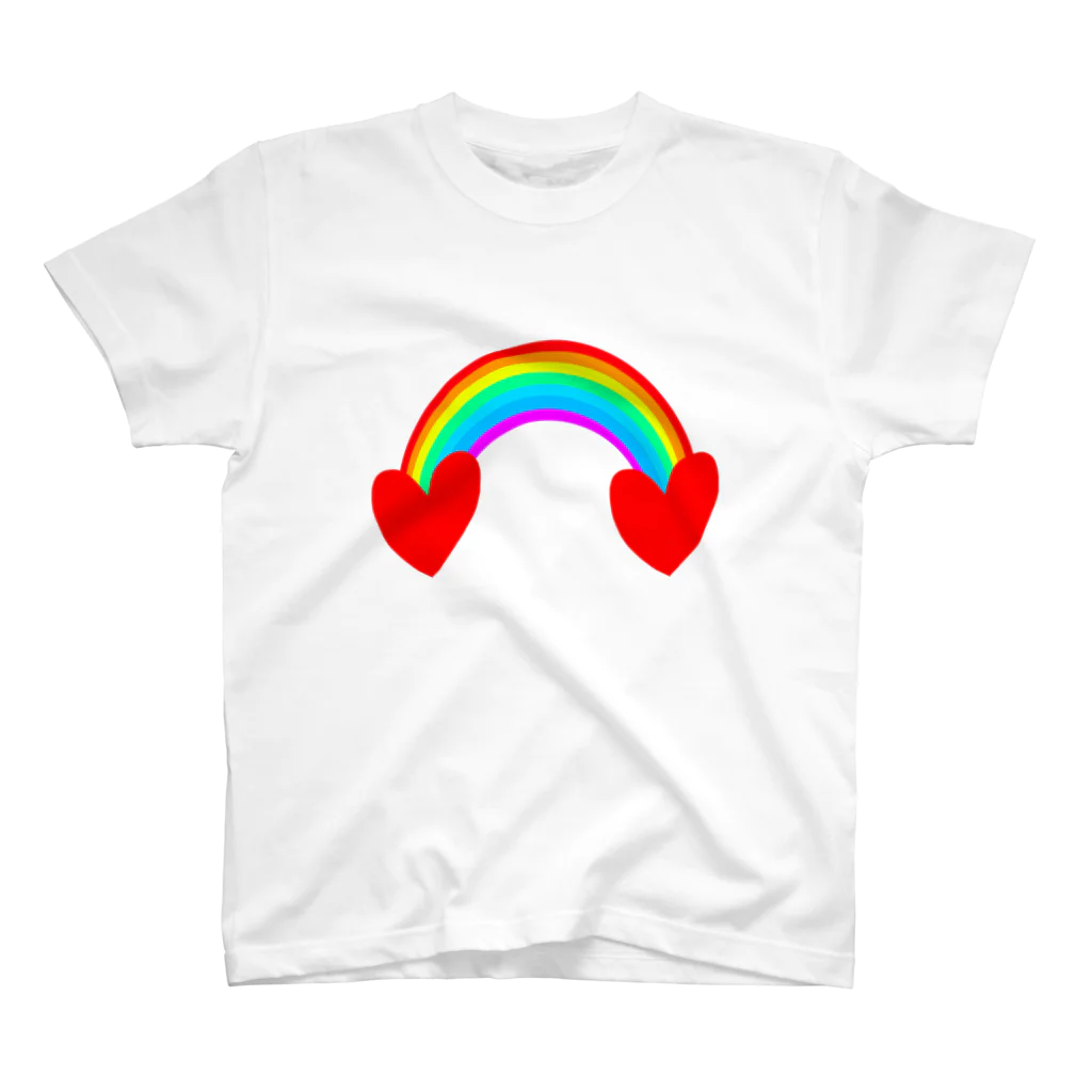 ミラくまの仲直りの虹 Regular Fit T-Shirt