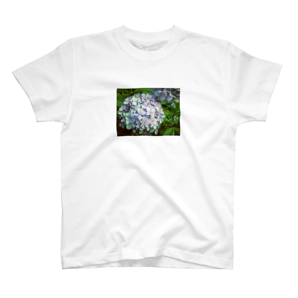 okaの紫陽花 Regular Fit T-Shirt