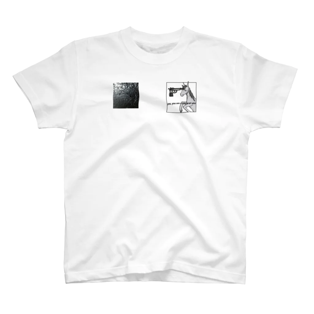 TAPEのyes, you are a piece of shit スタンダードTシャツ