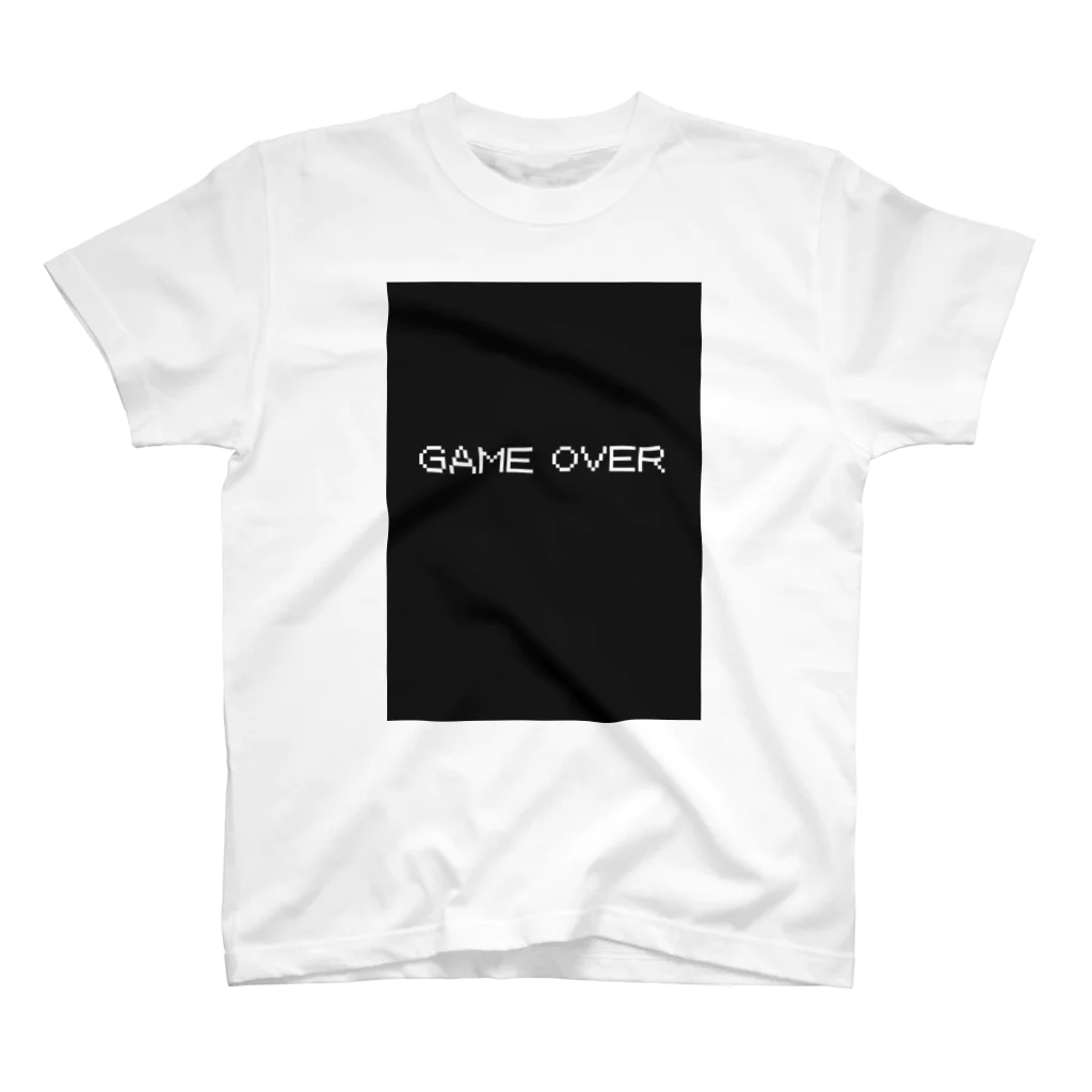 omimioのGAME OVER_B スタンダードTシャツ